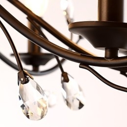 12 Lights Crystal Chandelier Μοντέρνα Σύγχρονη Παραδοσιακή Κλασική Vintage Ρετρό Χώρα Ζωγραφική