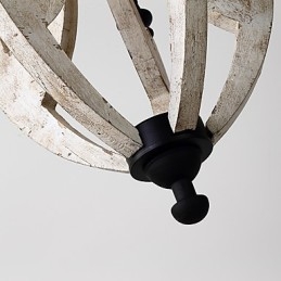 Vintage Ζωγραφική Χαρακτηριστικό Mini Style Wood Bamboo Lamp the Decorate Pendent Lamp
