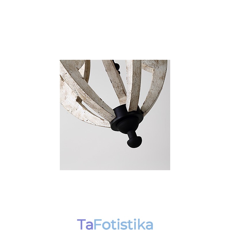Vintage Ζωγραφική Χαρακτηριστικό Mini Style Wood Bamboo Lamp the Decorate Pendent Lamp