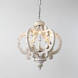 Vintage Ζωγραφική Χαρακτηριστικό Mini Style Wood Bamboo Lamp the Decorate Pendent Lamp