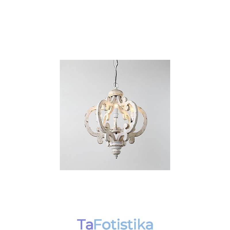 Vintage Ζωγραφική Χαρακτηριστικό Mini Style Wood Bamboo Lamp the Decorate Pendent Lamp