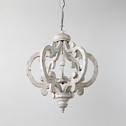 Vintage Ζωγραφική Χαρακτηριστικό Mini Style Wood Bamboo Lamp the Decorate Pendent Lamp