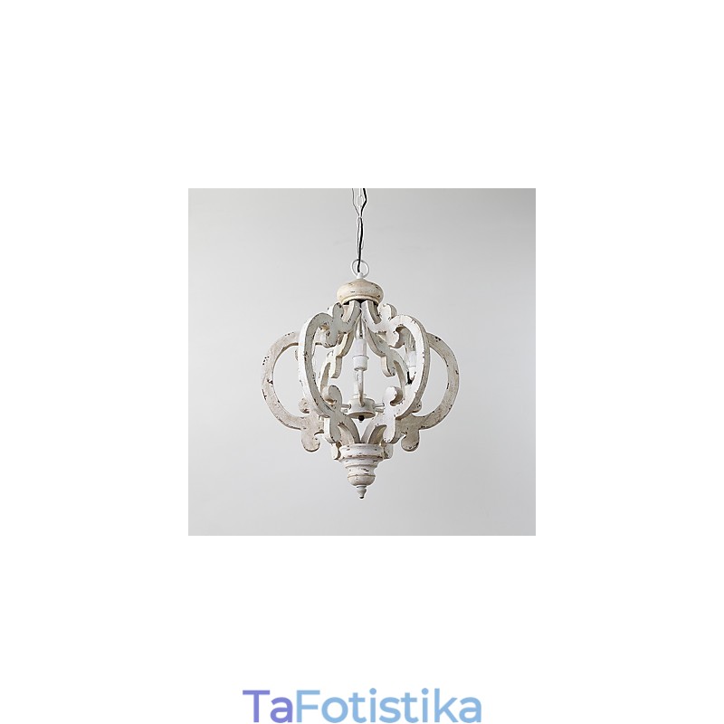 Vintage Ζωγραφική Χαρακτηριστικό Mini Style Wood Bamboo Lamp the Decorate Pendent Lamp