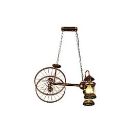 Μεταλλικός πολυέλαιος Rustic Lodge Vintage Retro Country Globe για Mini Style Designers