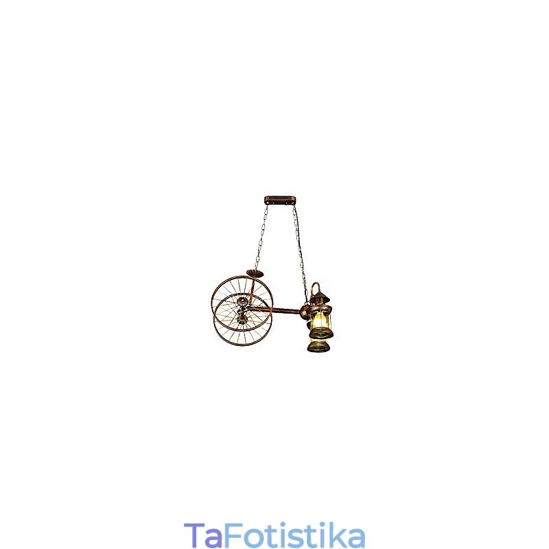 Μεταλλικός πολυέλαιος Rustic Lodge Vintage Retro Country Globe για Mini Style Designers