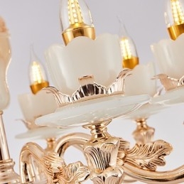 Πολυέλαιος οικιακού κρυστάλλου από κρυστάλλινο κράμα ψευδαργύρου, ευρωπαϊκής ατμόσφαιρας