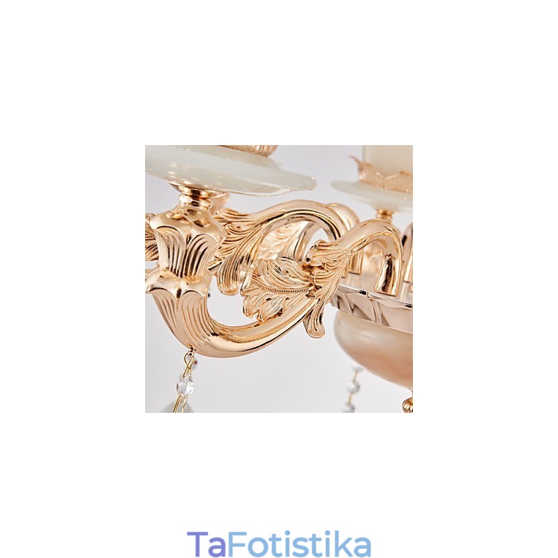 Πολυέλαιος οικιακού κρυστάλλου από κρυστάλλινο κράμα ψευδαργύρου, ευρωπαϊκής ατμόσφαιρας