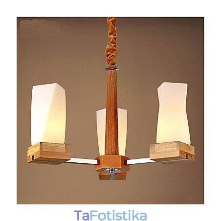 Απλός καλλιτεχνικός φωτισμός Μασίφ ξύλο Creative Iiving φωτιστικό οροφής Απλός καλλιτεχνικός φωτισμός Μασίφ ξύλο Creative Iiving φωτιστικό οροφής