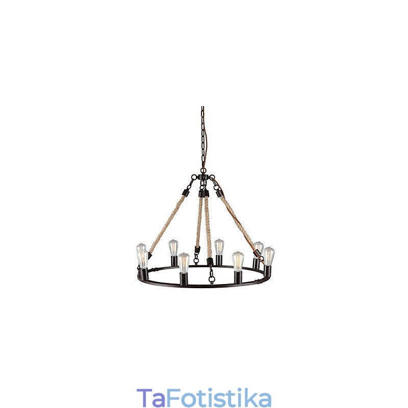 Μεταλλικός πολυέλαιος ζωγραφικής Vintage Mini Style