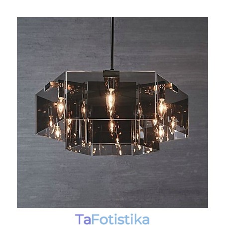 Ρουστίκ Lodge Painting Feature for Designers Metal Indoor 6 Bulbs Chandelier Ρουστίκ Lodge Painting Feature for Designers Metal Indoor 6 Bulbs Chandelier