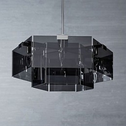 Ρουστίκ Lodge Painting Feature for Designers Metal Indoor 6 Bulbs Chandelier