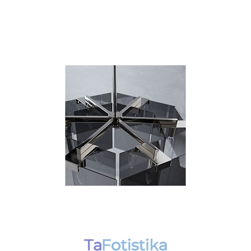 Ρουστίκ Lodge Painting Feature for Designers Metal Indoor 6 Bulbs Chandelier