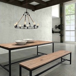 Μεταλλικός πολυέλαιος ζωγραφικής Vintage Mini Style