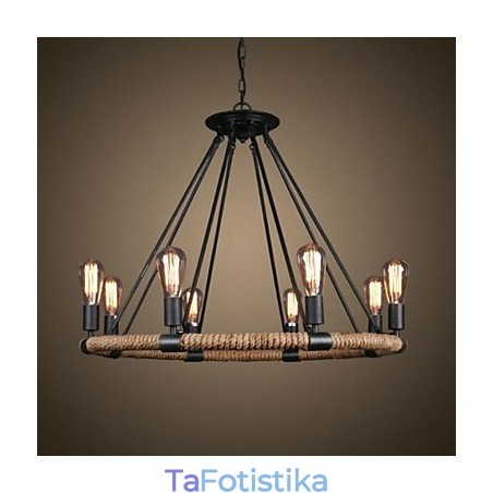 Παραδοσιακό Classic Rustic Lodge Vintage Retro Country Painting Μεταλλικό κρεμαστό φως Παραδοσιακό Classic Rustic Lodge Vintage Retro Country Painting Μεταλλικό κρεμαστό φως