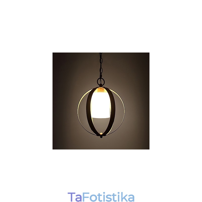 Loft Metal Amercian Industrial Style Χρώμα ζωγραφικής με γυάλινο ευρωπαϊκό φωτιστικό πολυελαίου το Διακοσμητικό κρεμαστό φωτιστικό εσωτερικού χώρου