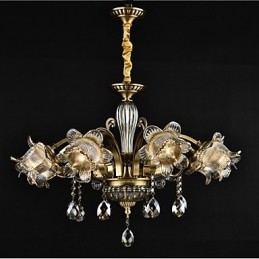 Ρουστίκ Lodge Painting Feature for Designers Metal Indoor Shops 2 Bulbs Chandelier