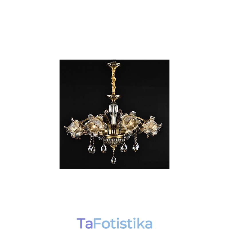 Ρουστίκ Lodge Painting Feature for Designers Metal Indoor Shops 2 Bulbs Chandelier