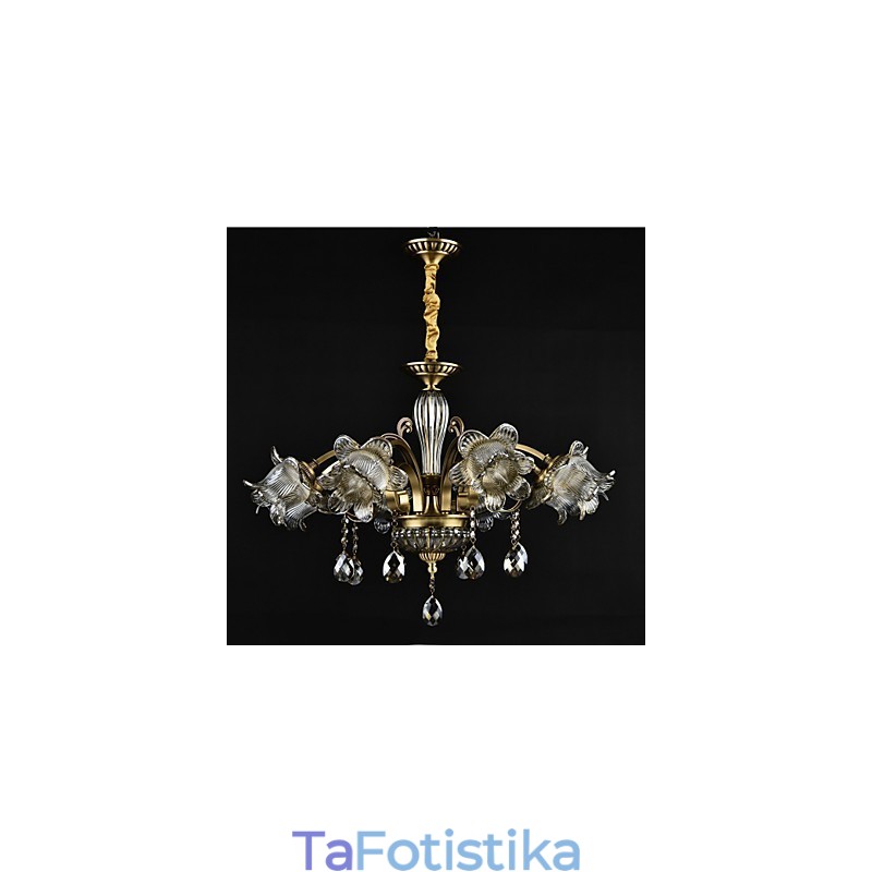 Ρουστίκ Lodge Painting Feature for Designers Metal Indoor Shops 2 Bulbs Chandelier