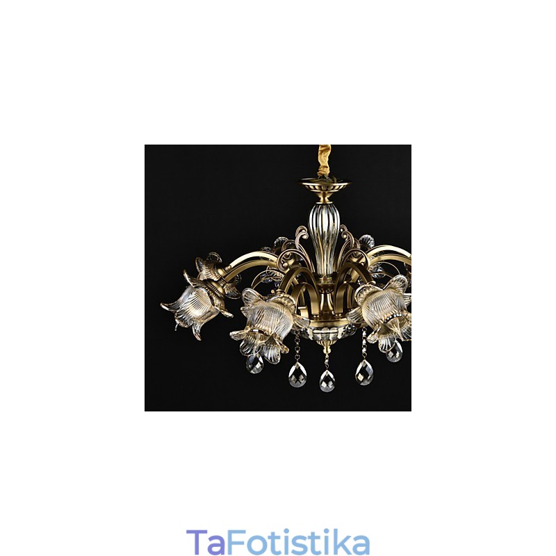 Ρουστίκ Lodge Painting Feature for Designers Metal Indoor Shops 2 Bulbs Chandelier