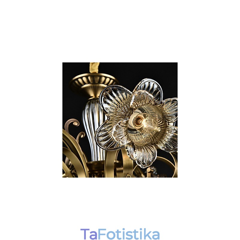 Ρουστίκ Lodge Painting Feature for Designers Metal Indoor Shops 2 Bulbs Chandelier
