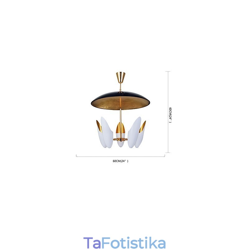 5 Light Chandelier Brief Art Μοντέρνο Σύγχρονο Κρεμαστό Φωτιστικό