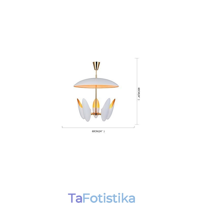 5 Light Chandelier Brief Art Μοντέρνο Σύγχρονο Κρεμαστό Φωτιστικό