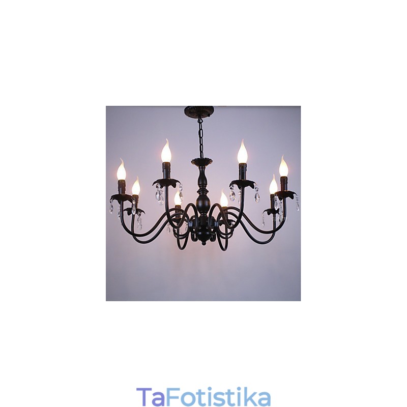 Έργο Droplight Διακόσμηση λαμπτήρων με λαμπτήρες κεριών ευρωπαϊκού στυλ