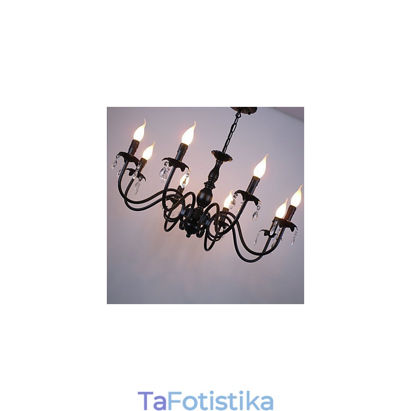 Έργο Droplight Διακόσμηση λαμπτήρων με λαμπτήρες κεριών ευρωπαϊκού στυλ
