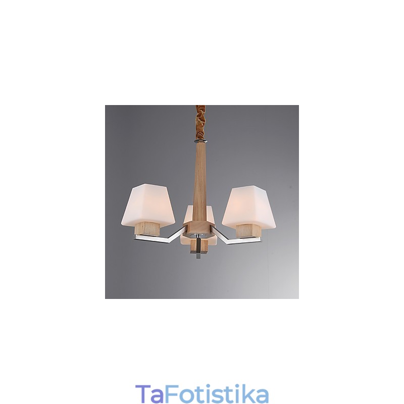 Μοντέρνο μοντέρνο ηλεκτρολυμένο χαρακτηριστικό για ξύλινο πολυέλαιο μπαμπού