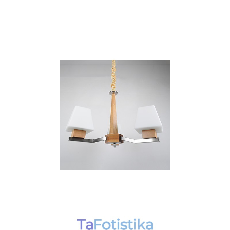 Μοντέρνο μοντέρνο ηλεκτρολυμένο χαρακτηριστικό για ξύλινο πολυέλαιο μπαμπού