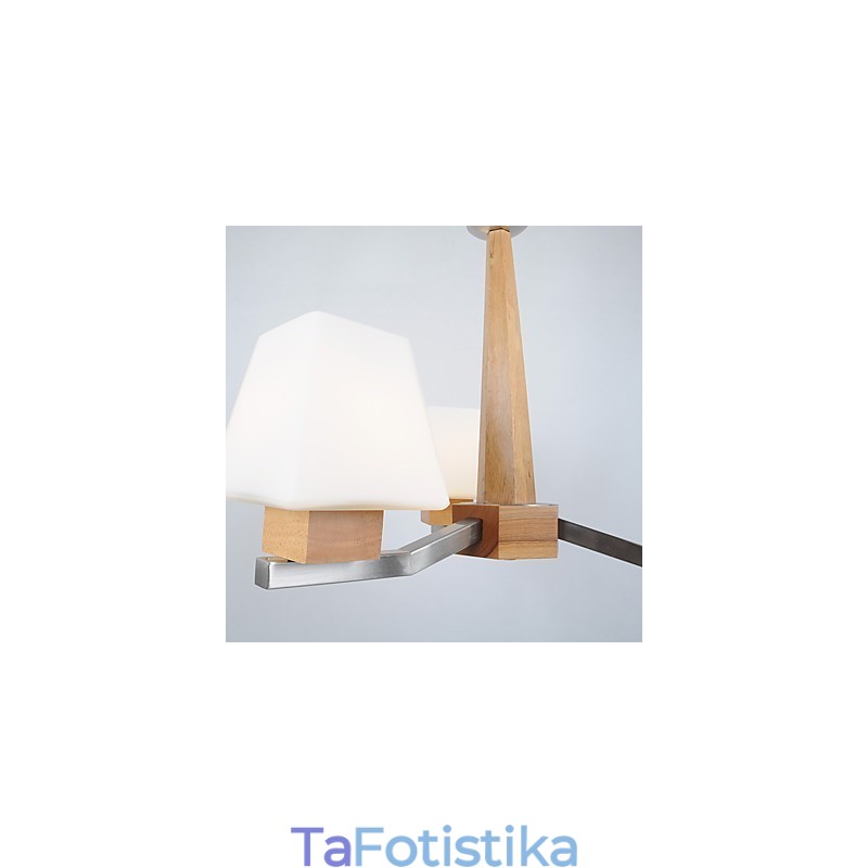 Μοντέρνο μοντέρνο ηλεκτρολυμένο χαρακτηριστικό για ξύλινο πολυέλαιο μπαμπού