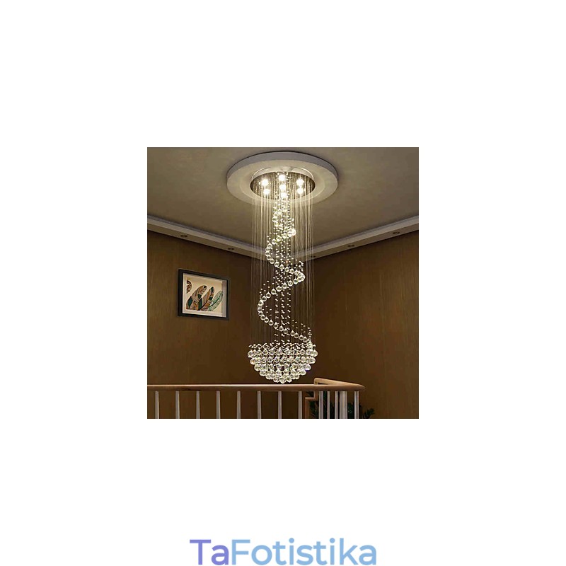 Μοντέρνα κρυστάλλινα φωτιστικά πολυελαίου οροφής Κρεμαστό φωτιστικό εσωτερικού χώρου Φωτιστικά Deco