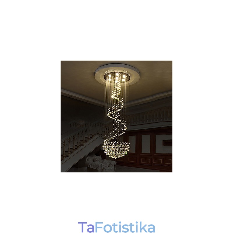 Μοντέρνα κρυστάλλινα φωτιστικά πολυελαίου οροφής Κρεμαστό φωτιστικό εσωτερικού χώρου Φωτιστικά Deco