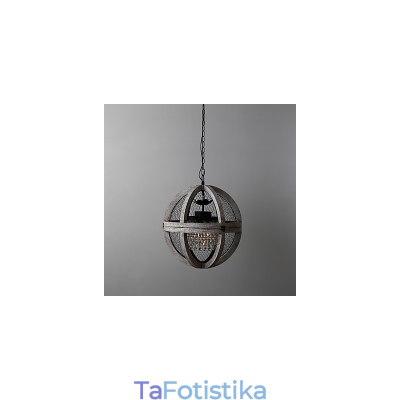 Vintage Metal Amercian Industrial Loft Painting Χρώμα Ξύλινο Φωτιστικό Πολυέλαιος το Διακοσμητικό Κρεμαστό Φωτιστικό Εσωτερικού