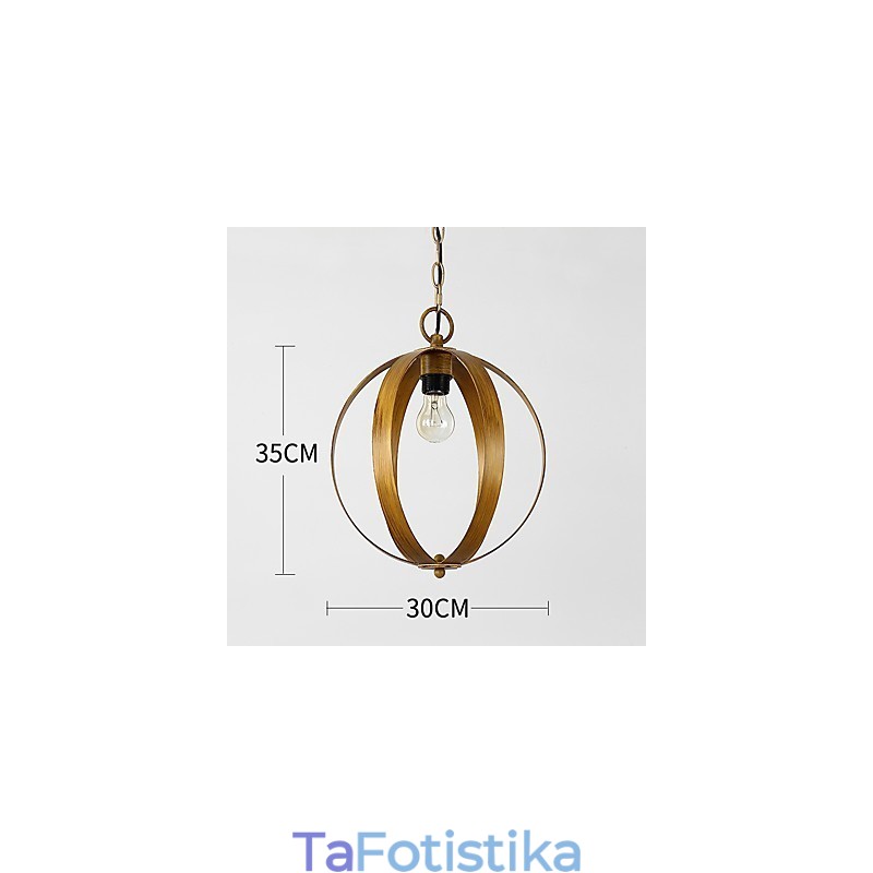 Loft Metal Amercian Industrial Style Painting Color European Chandelier Lamp the Indoor Decorate Pendent Lamp