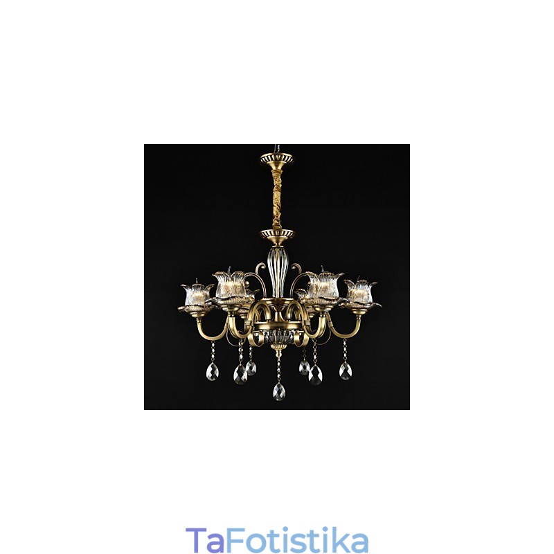 Rustic Lodge Painting Feature for Designers Metal Indoor Shops Πολυέλαιος 2 Bulbs