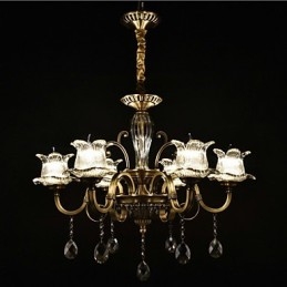 Rustic Lodge Painting Feature for Designers Metal Indoor Shops Πολυέλαιος 2 Bulbs