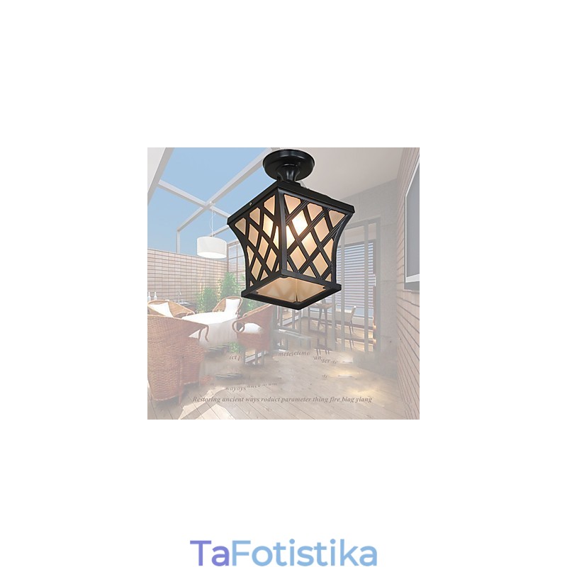 Αγροτικό Φωτιστικό American Garden Patio Door Outdoor Waterproof Grape Droplight