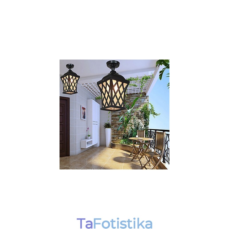 Αγροτικό Φωτιστικό American Garden Patio Door Outdoor Waterproof Grape Droplight