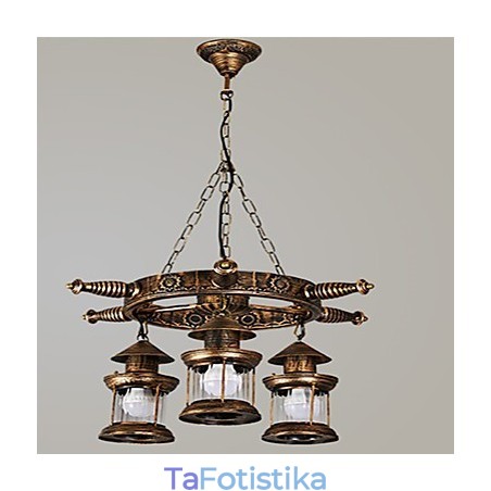 Μεταλλικός πολυέλαιος Rustic Lodge Vintage Retro Country Globe για Mini Style Designers Μεταλλικός πολυέλαιος Rustic Lodge Vintage Retro Country Globe για Mini Style Designers