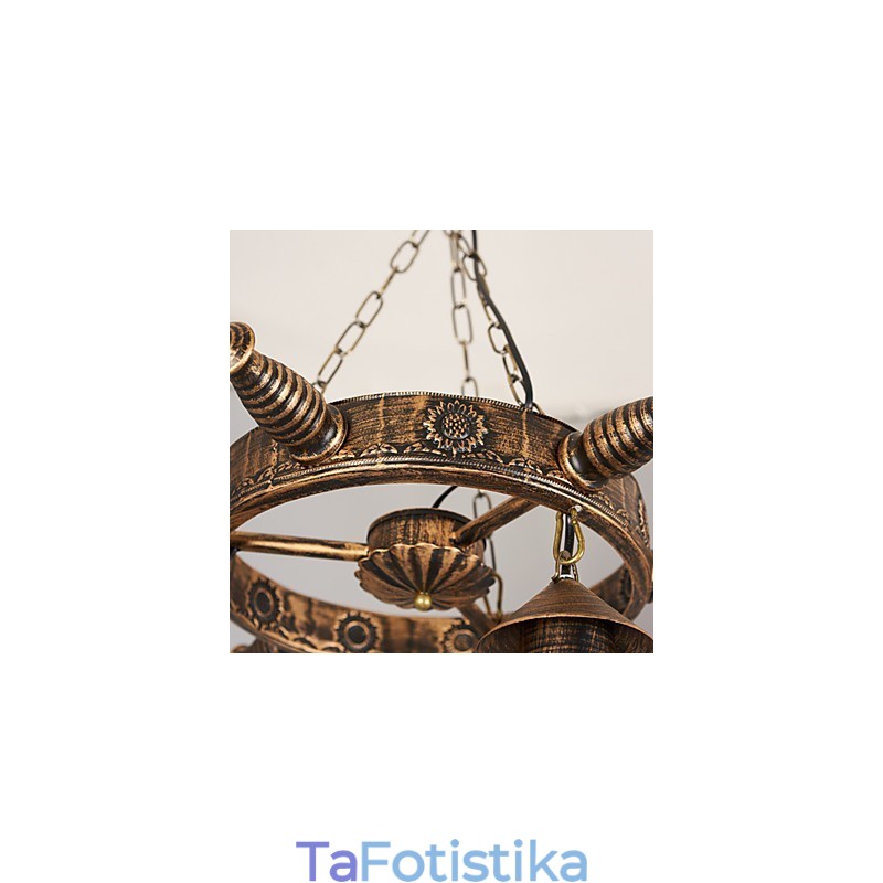 Μεταλλικός πολυέλαιος Rustic Lodge Vintage Retro Country Globe για Mini Style Designers