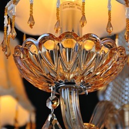 Πολυέλαιος Crystal Retro Glass 4 Light