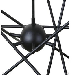 Ρουστίκ Lodge Painting Feature for Designers Metal Indoor Shops 2 Bulbs Chandelier