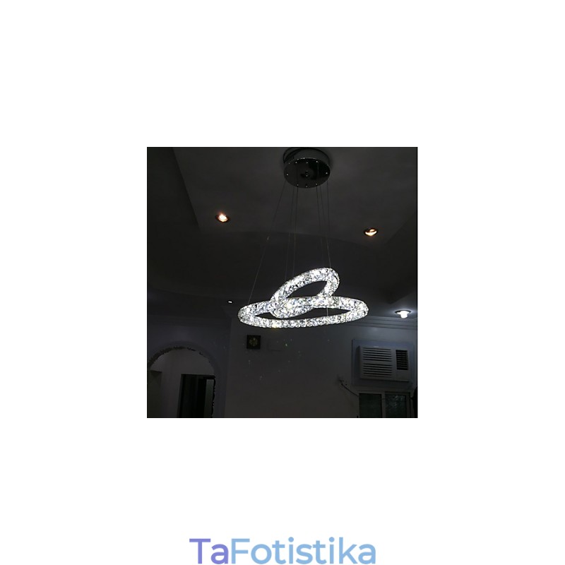 Κρυστάλλινα φωτιστικά πολυελαίου Κρεμαστό φωτιστικό εσωτερικού χώρου Φωτιστικό οροφής Φωτιστικά με δυνατότητα ρύθμισης ρύθμισης με τηλεχειριστήριο