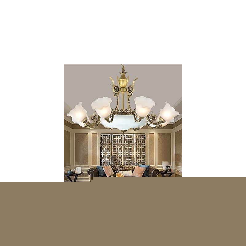 Χαρακτηριστικό παραδοσιακής κλασικής ζωγραφικής για μεταλλικό πολυέλαιο Mini Style