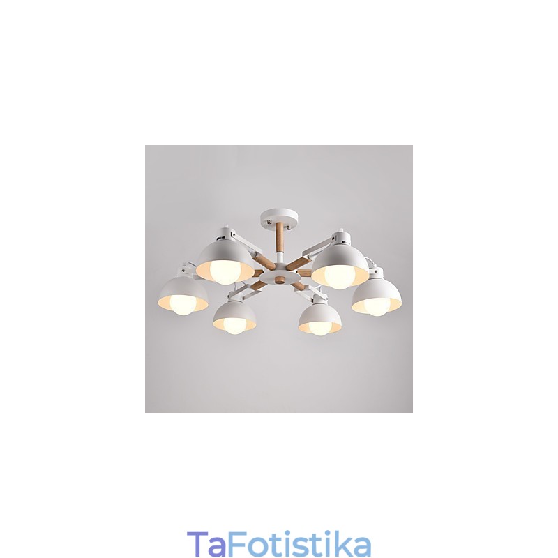 Παραδοσιακό Classic Rustic Lodge Vintage ρετρό ζωγραφική για μεταλλικό πολυέλαιο μίνι