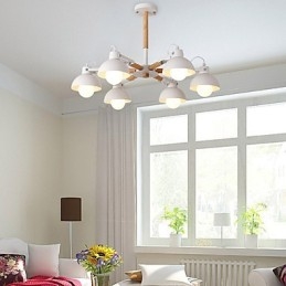 Παραδοσιακό Classic Rustic Lodge Vintage ρετρό ζωγραφική για μεταλλικό πολυέλαιο μίνι