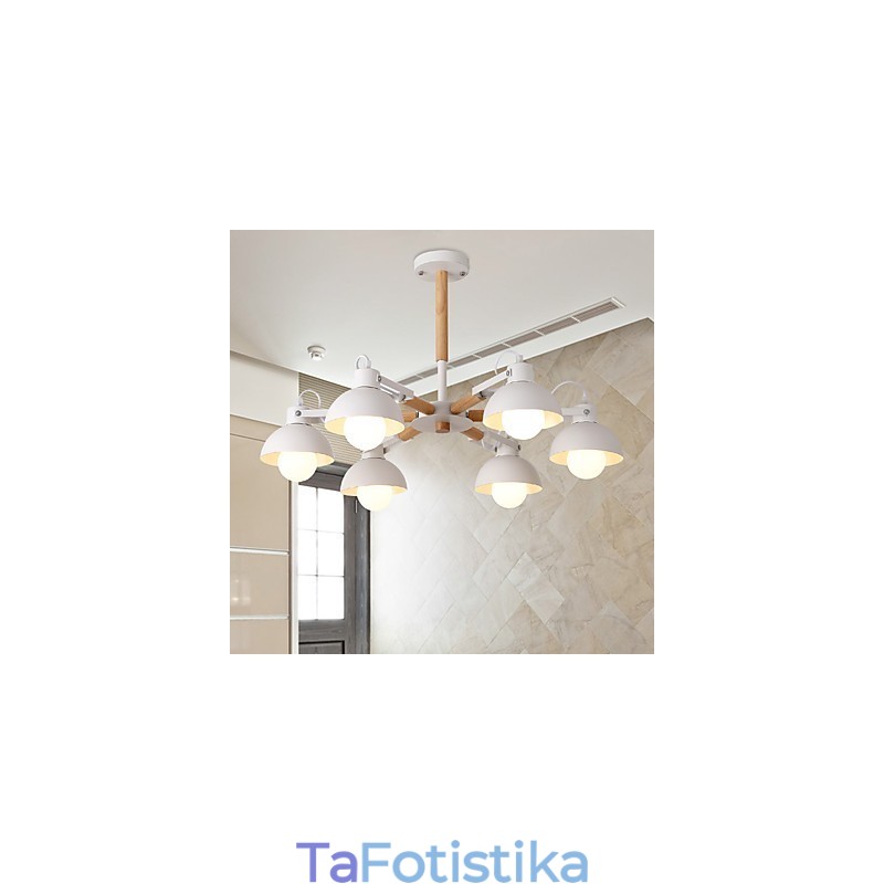 Παραδοσιακό Classic Rustic Lodge Vintage ρετρό ζωγραφική για μεταλλικό πολυέλαιο μίνι