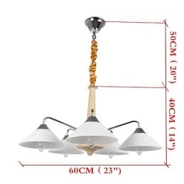 5 Light Modern Contemporary Πολυέλαιος για