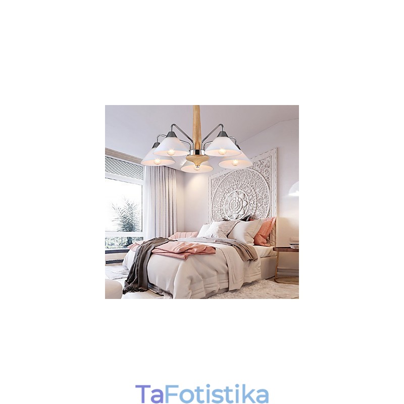5 Light Modern Contemporary Πολυέλαιος για